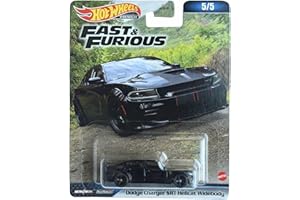 Hot Wheels Dodge Charger SRT Hellcat Widebody, Fast & Furious 5/5 [Black]