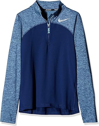 girls nike half zip top