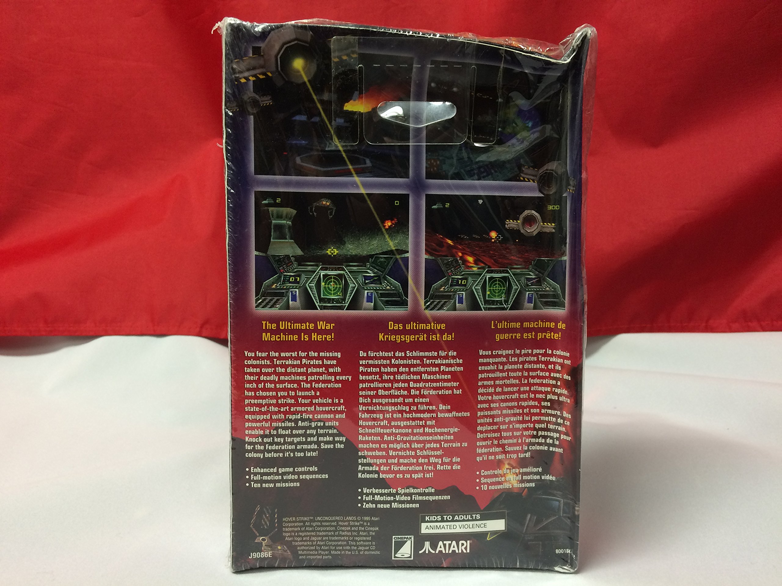 Hover Strike Unconquered Lands Atari Jaguar Cd