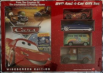 Amazon Com Cars Movie Dvd And 4 Car Set Best Buy Exclusive Owen Wilson Paul Newman Bonnie Hunt Larry The Cable Guy Cheech Marin Tony Shalhoub Guido Quaroni Jenifer Lewis Paul Dooley Michael Wallis