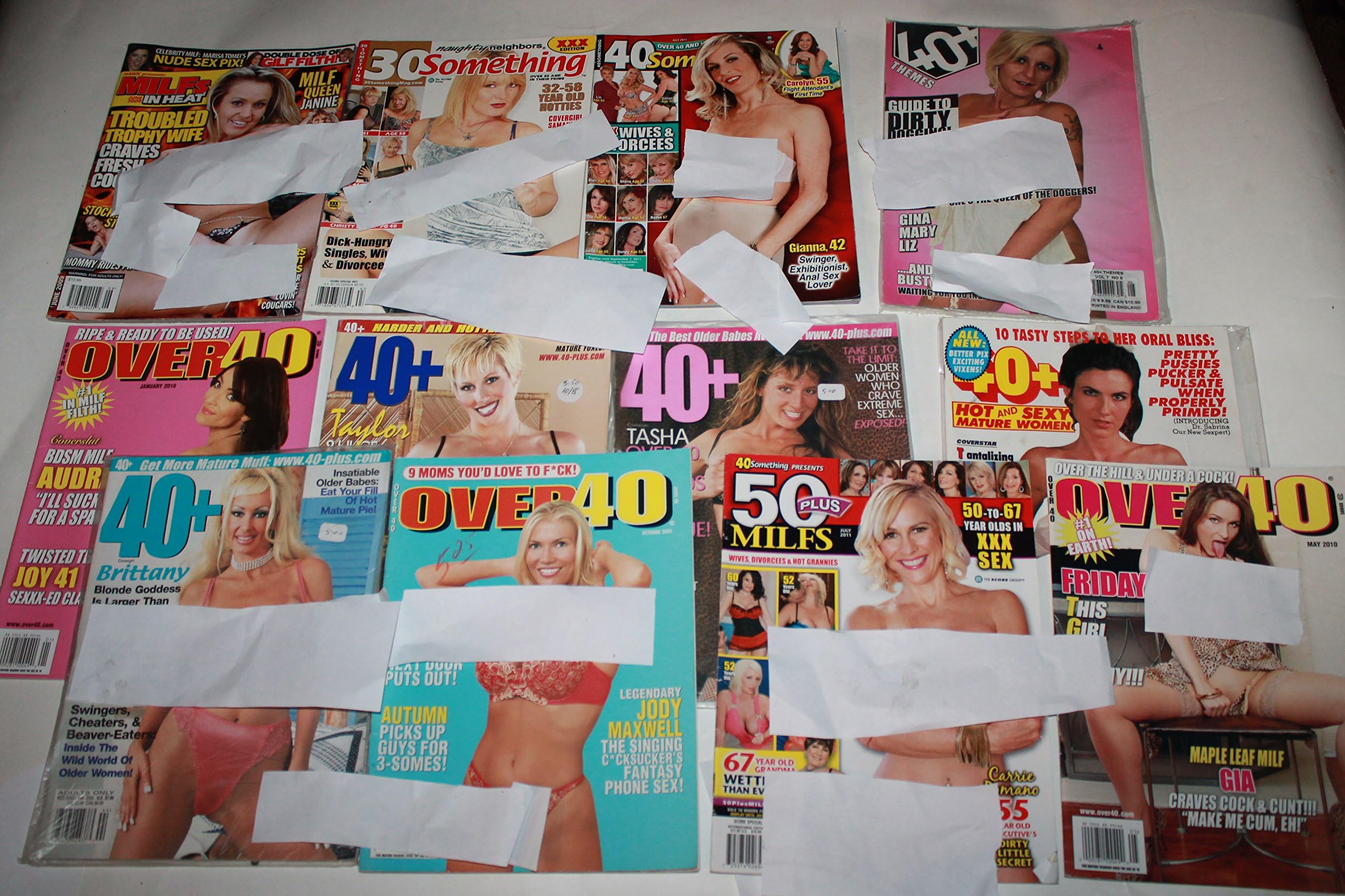 12x Adult Magazine lot 30 something score Special 63 Milfs in Heat June 2009 40 Something Jul 2011 40+ Vol 7 No 8 40+ No 56 2006 40+ No 44 2005 40+ No 30 2004 40+ Dec Over 40 Oct 2005 Over 40 Jan 2010 Over 40 May 2010 50 Plus Jul 2011