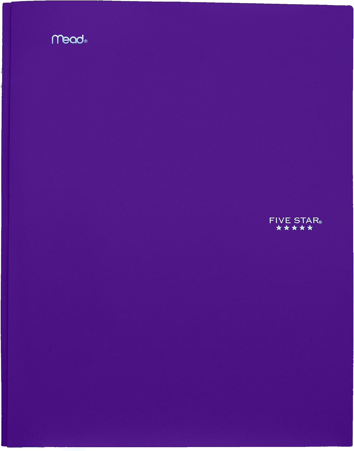 Five Star 2-Pocket Folder, Stay-Put Folder, Plastic Colored Folders with Pockets & Prong Fasteners for 3-Ring Binders, For Home School Supplies & Home Office, 11” x 8-1/2”, Assorted, 4 Pack (38064) : Office Products