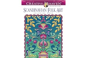 Creative Haven Scandinavian Folk Art Coloring Book (Adult Coloring Books: World & Travel)