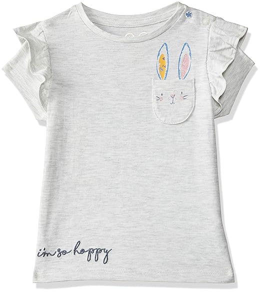 Baby Girls Animal Print Regular Fit T-Shirt