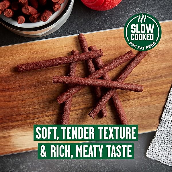 PUP-PERONI DOG TREATS, LEAN BEEF FLAVOR, 38 OUNCE, MADE WITH REAL BEEF, 90% FAT FREE
