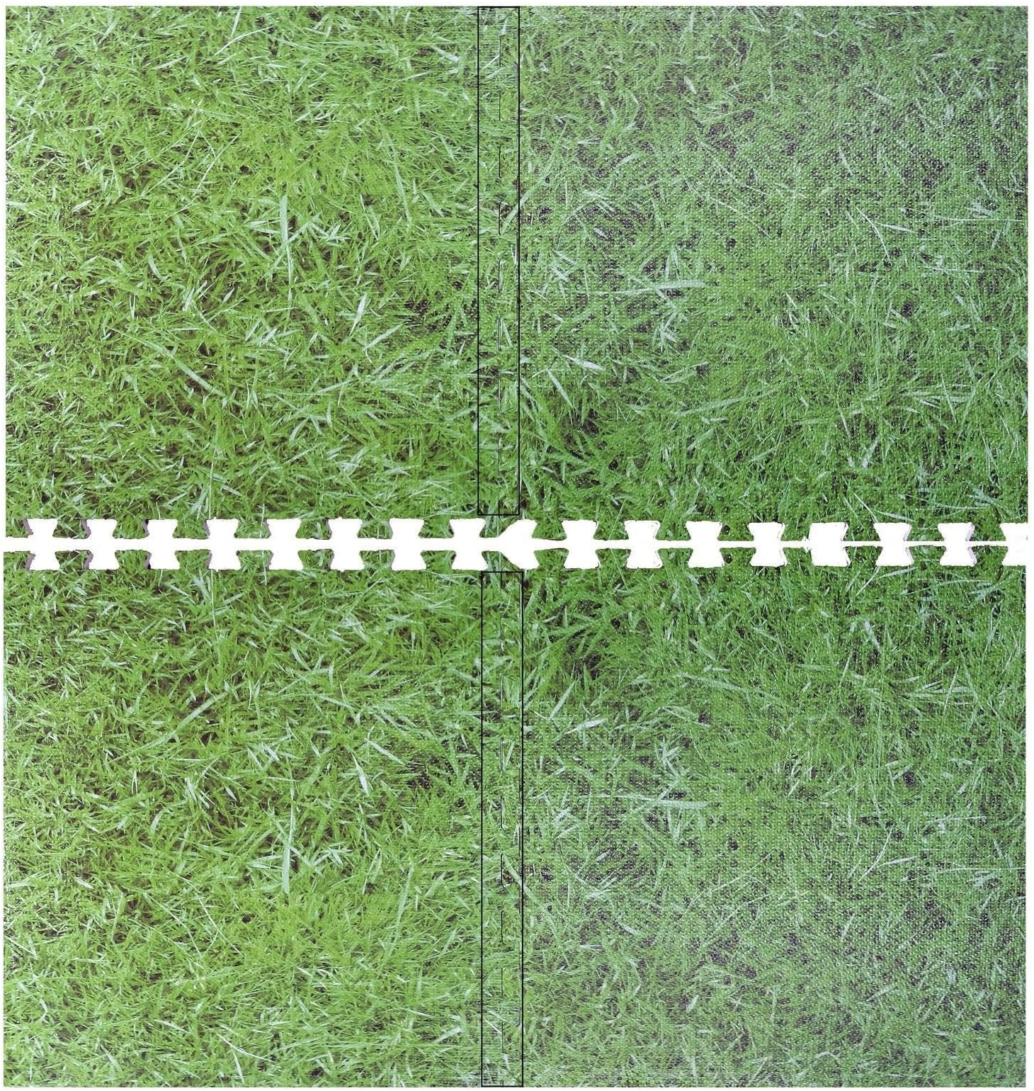 Grass Green Effect Interlocking EVA Soft Foam Mat Exercise Floor Mat Tiles Puzzle Mat Gym Garage Office Kids Rug Floor Carpet Protector Aerobic Yoga Mats
