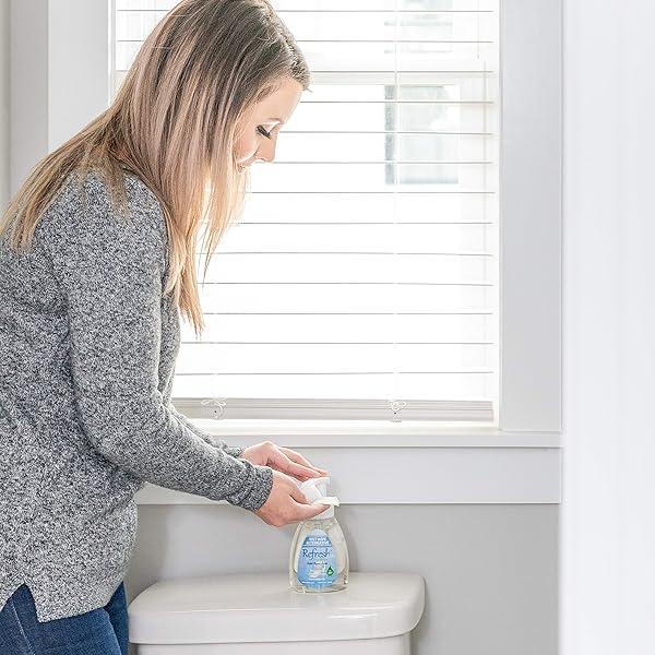 REFRESH LIQUID WIPE SENSITIVE SKIN TOILET PAPER FOAM – FREE FORMULA (ALCOHOL, FRAGRANCE & PARABEN FREE) – FLUSHABLE WET WIPE ALTERNATIVE – 250ML (8.45 OZ)
