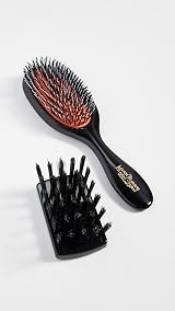 Mason Pearson BN3 Handy Boar Bristle Nylon Tufts Hair Brush Cleaner Gift Box view 4