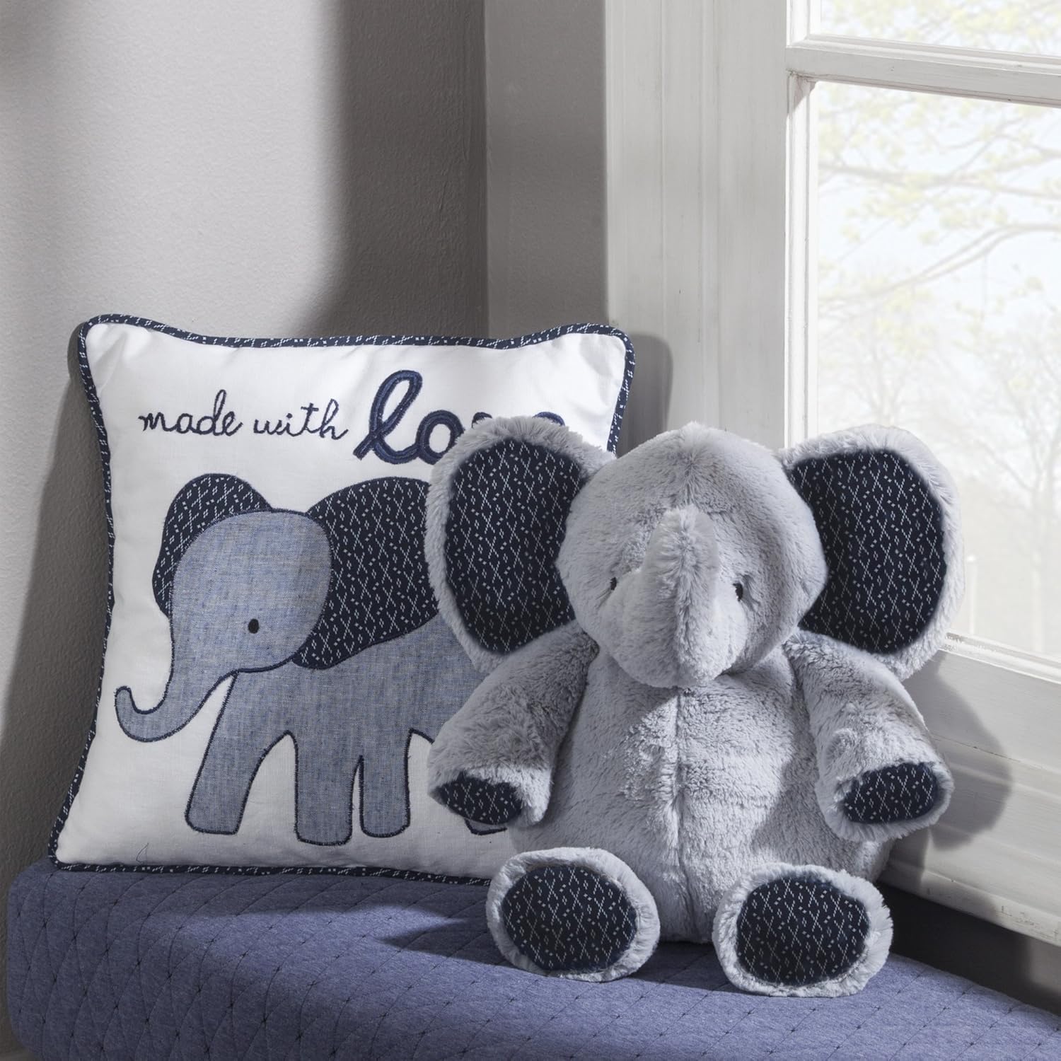 lambs and ivy indigo elephant