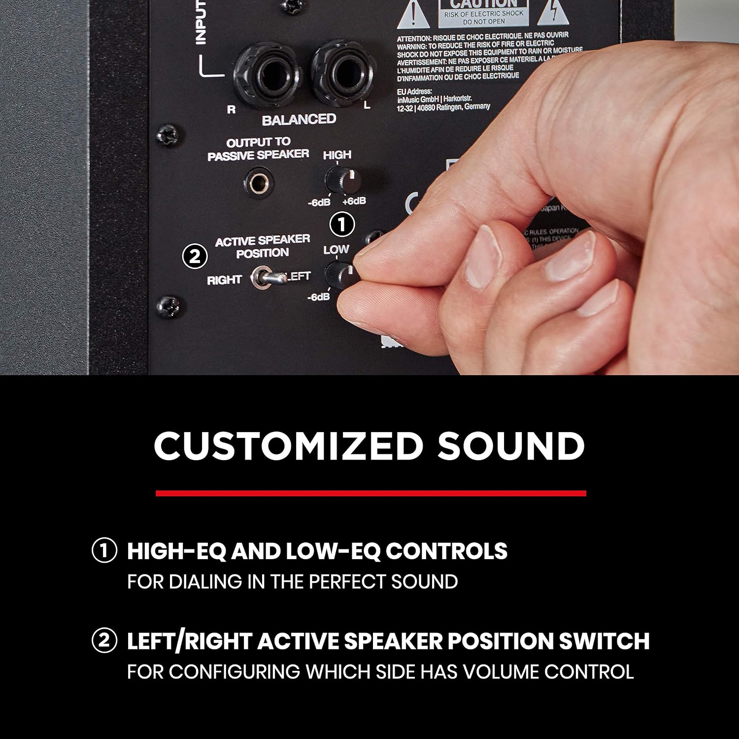 M-Audio BX3 - 120-W Powered Desktop Computer Speakers / Studio Monitors for Gaming, Music Production, Live Streaming and Podcasting (Pair) - Image 5