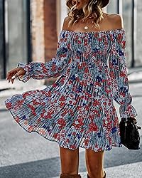 BTFBM Women Square Neck Smocked Dresses 2024 Summer