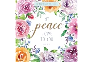 Graphique 2024 Blessings Wall Calendar | 12” x 12” | Thick Paper | Home & Office Organizer | Large Monthly Grid | 3 Languages & Marked Holidays | 4 Month Preview Page for 2025