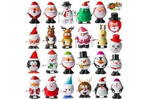 JOYIN 24 Pack Christmas Wind Up Toys Assortments Stocking Stuffers Party Favor Accessories