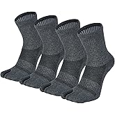 Men's Tabi Socks Flip Flop Split Toe Big Toe Cotton Athletic 4 Pack 6 Pack