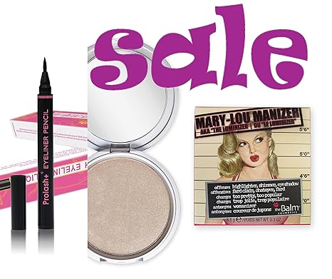 The Balm Puder Compacts - Mary Lou Manizer Highlighter UND Prolash + EYELINER