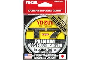 Yo-Zuri T7-6LB-CL-200YD: T-7 Premium Fluorocarbon 6Lb 200Yd, Clear
