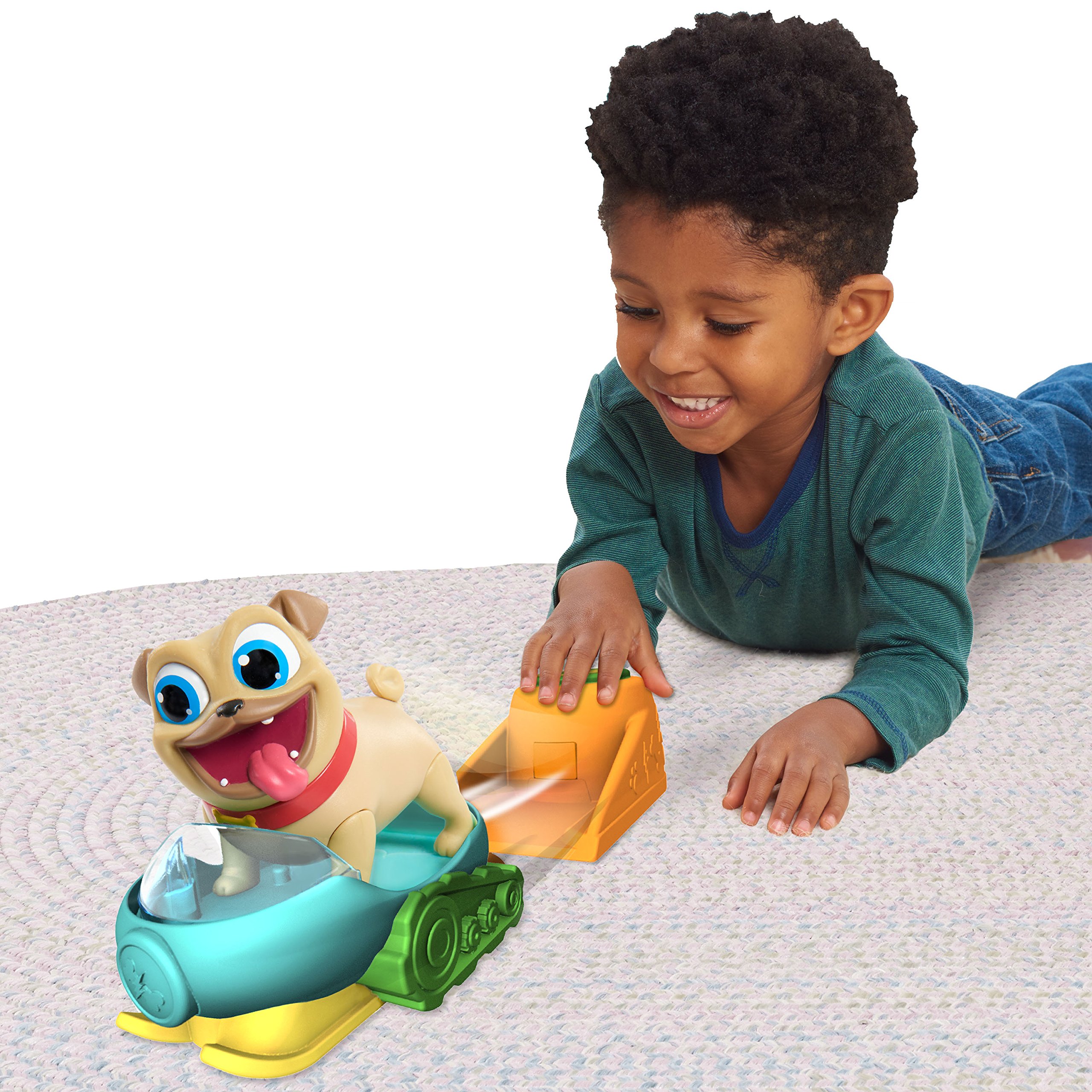 Just Play Puppy Dog Pals Rolly With Snowmobile And Launcher