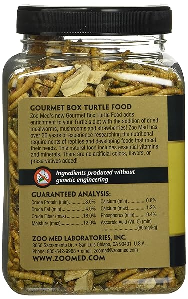 GOURMET BOX TURTLE FOOD NET WT 8.25OZ (254G)