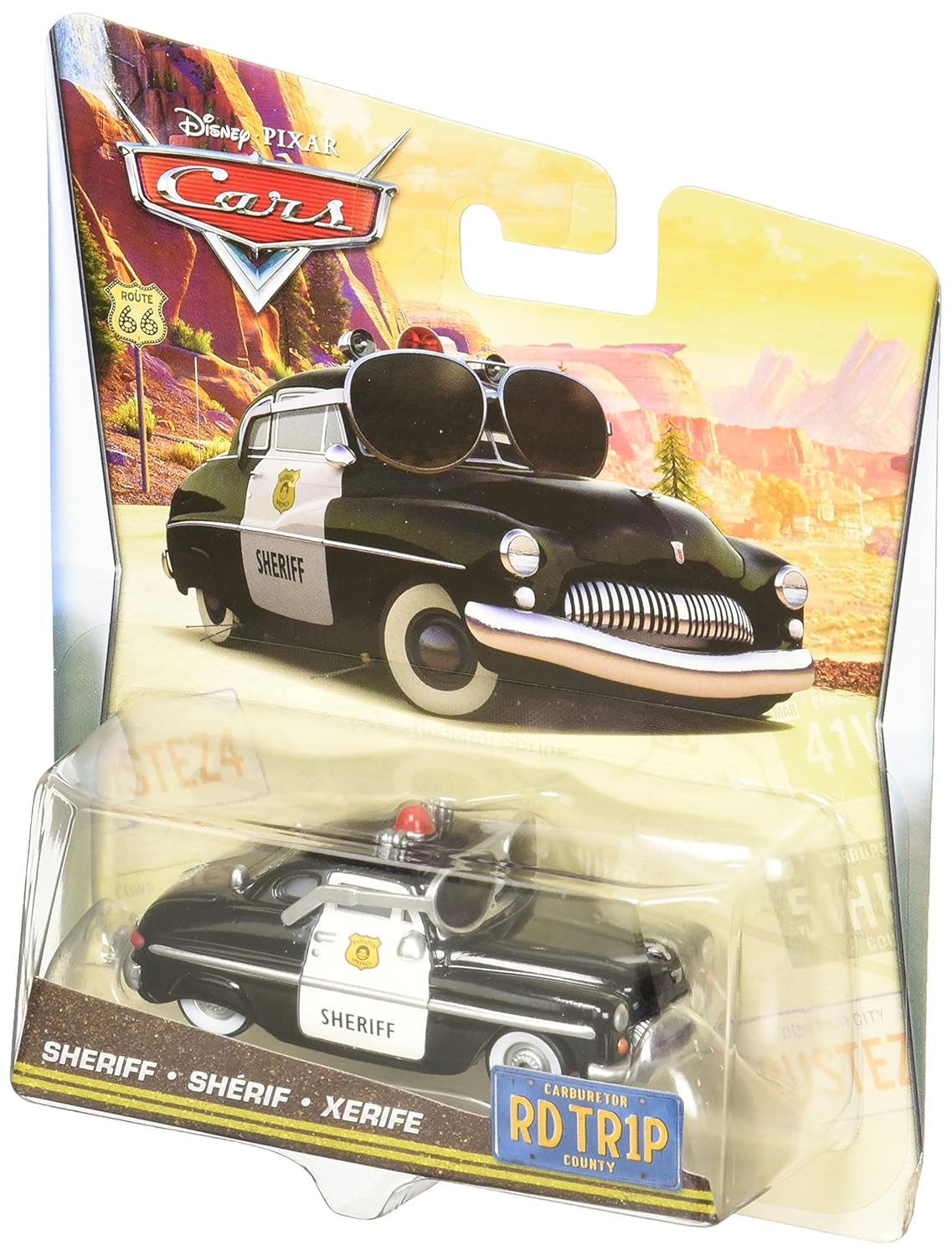 Disney Pixar Cars Road Trip Sheriff Amazon.co.uk Toys & Games