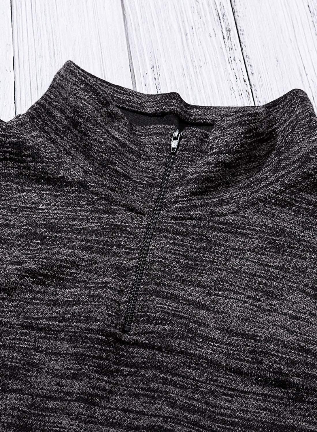 Aleumdr Women Casual Long Sleeve 1/4 Zipper Color Block Sweatshirts Stand Collar Pullover Tunic Tops with Pockets S-XXL at  Women’s Clothing store