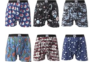 Warriors & Scholars | Mens boxer Shorts | Boxer shorts for men pack of 6 | Printed Mens underwear | Men boxer short underwear