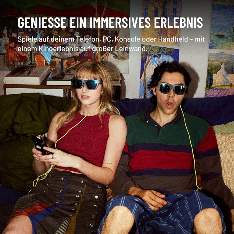xbx a01+ AR Brille, 147'' Tragbar Großbildschirm für Filme & Gaming