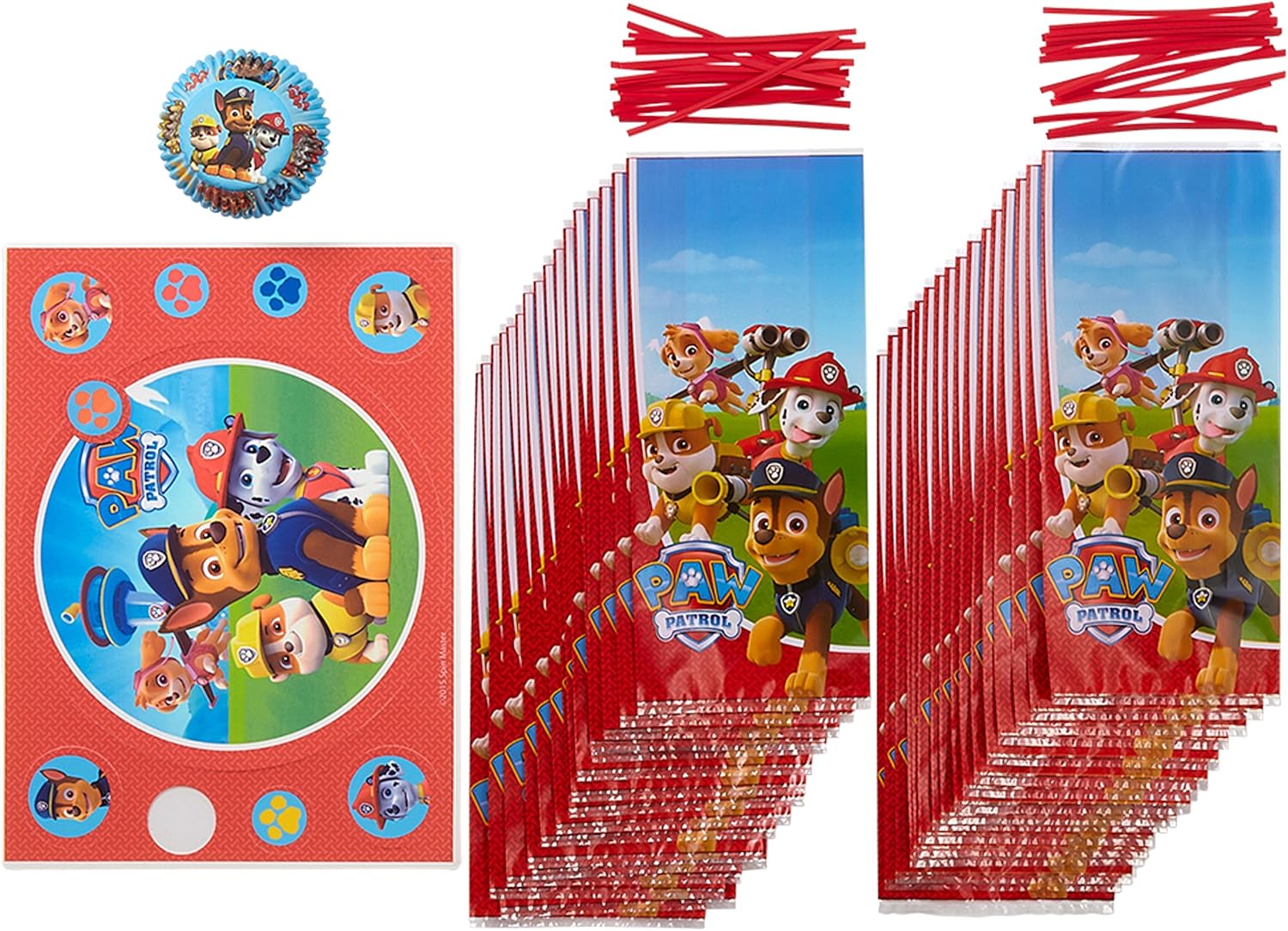 Wilton Paw Patrol Party Supplies and Cupcake Kit, 4-Piece