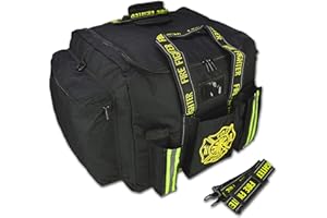 Lightning X Products Premium Step-In Turnout Gear Bag Front Operations Pocket - Black