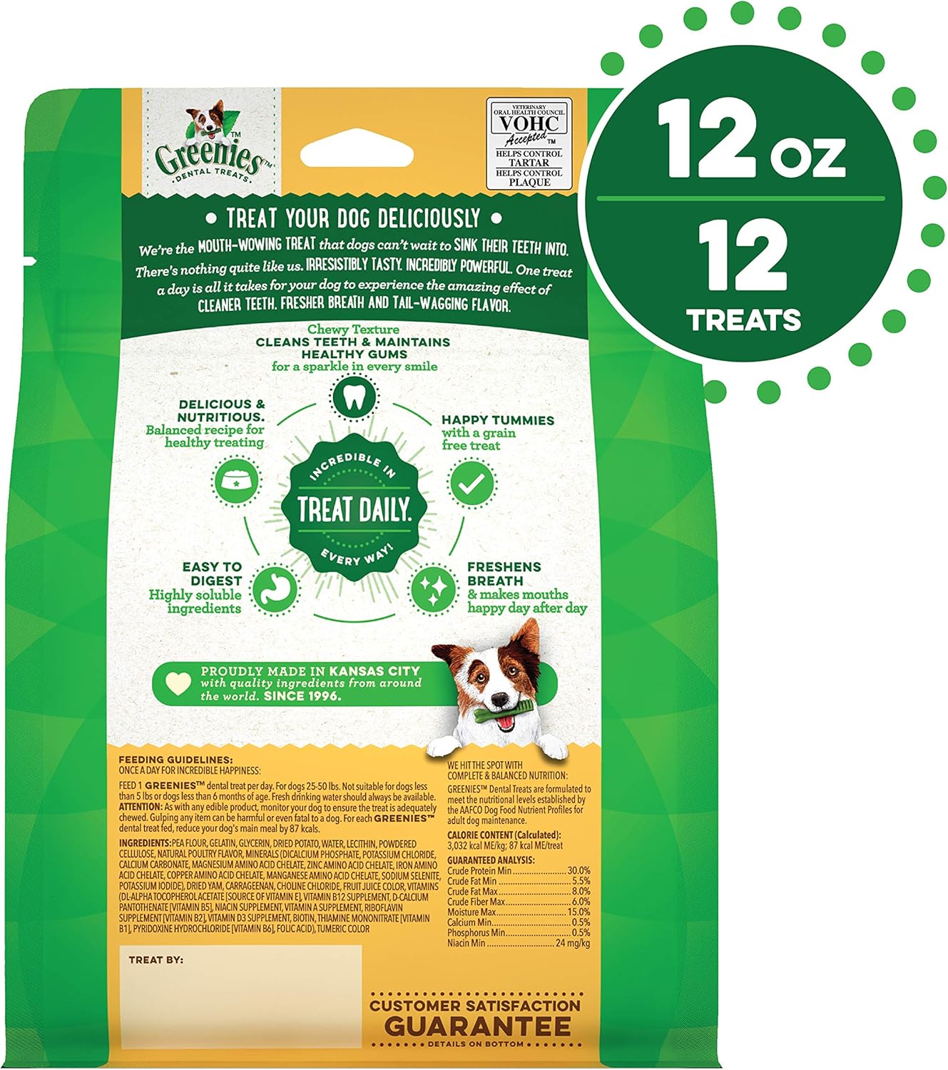 greenies grain free ingredients