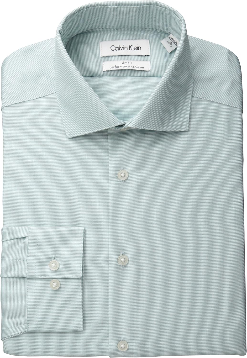 calvin klein slim fit performance non iron dress shirt