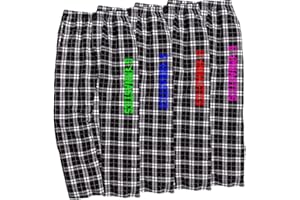 JANT girl Gymnastics Black White Lounge Flannel Pant with Pockets