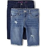 The Children's Place Girls Twill Skimmer Shorts