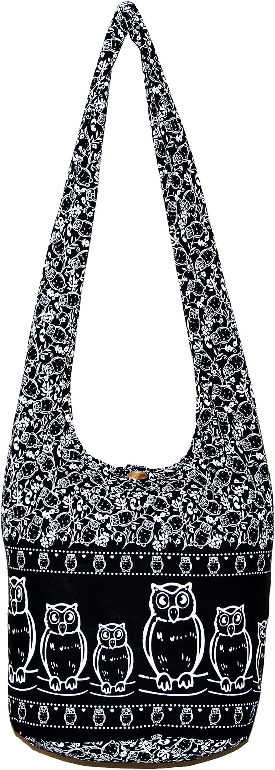 Owl Bohemian Hippie Hipster Hobo Boho Crossbody Shoulder Bag Purse