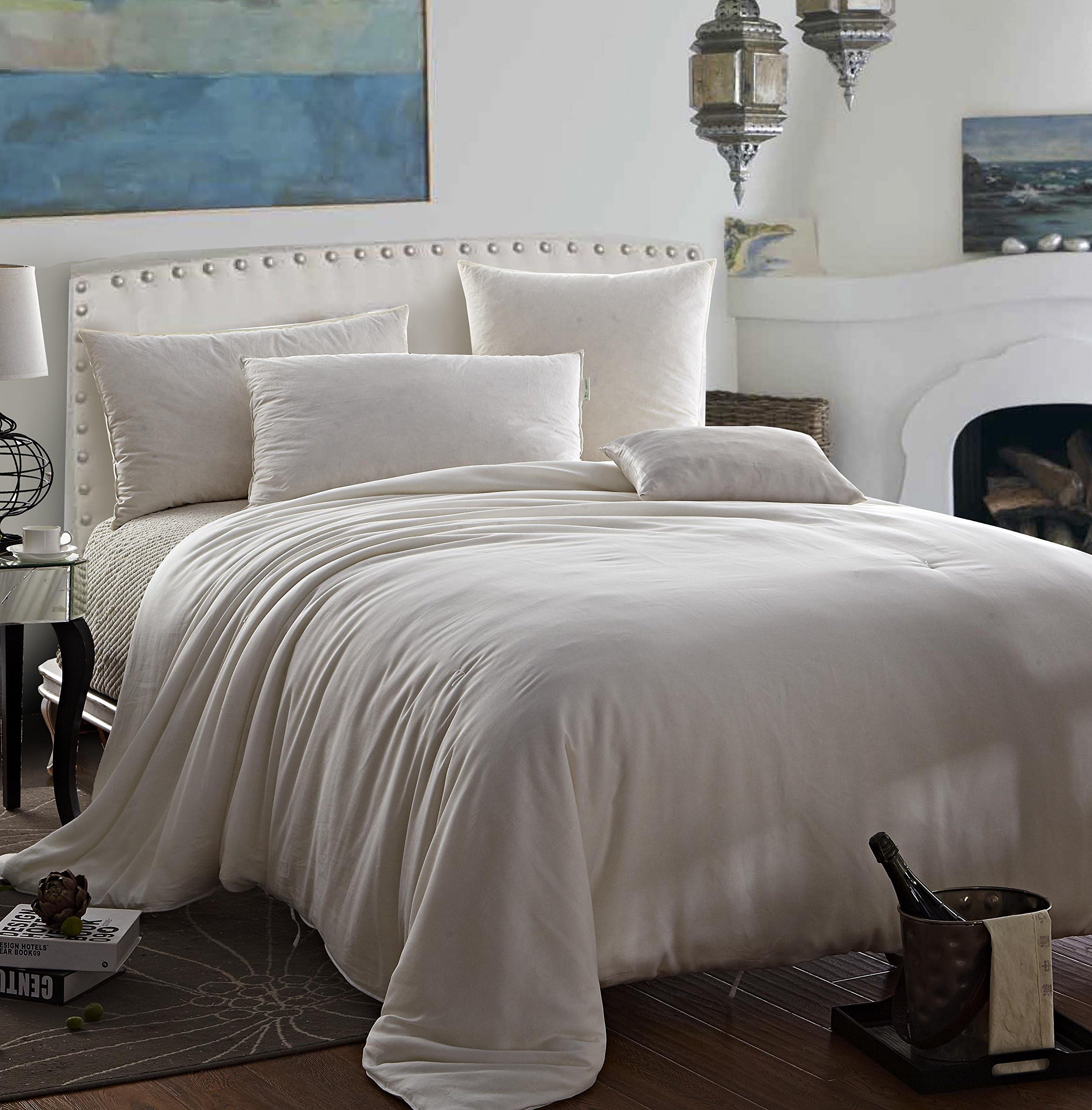 Shanshui Silk White Stain Customized Mulberry Silk Quilt Queen Size for All Season