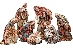 Joseph's Studio by Roman - 7-Piece 17" H Nativity Figure Set, Religious Christmas Decoration