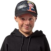 Bioworld Naruto Youth Trucker Hat Naruto Uzumaki Adjustable Boys Kids Hat Black