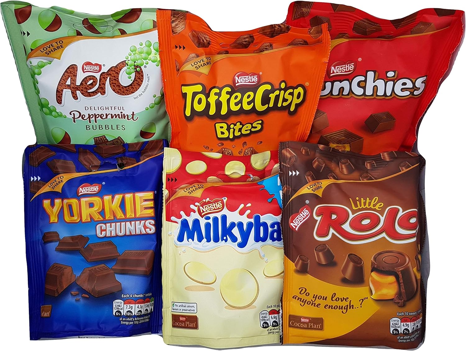 Chocolate Sharing Pouch Variety Nestle Selection Mega Bundle Yorkie
