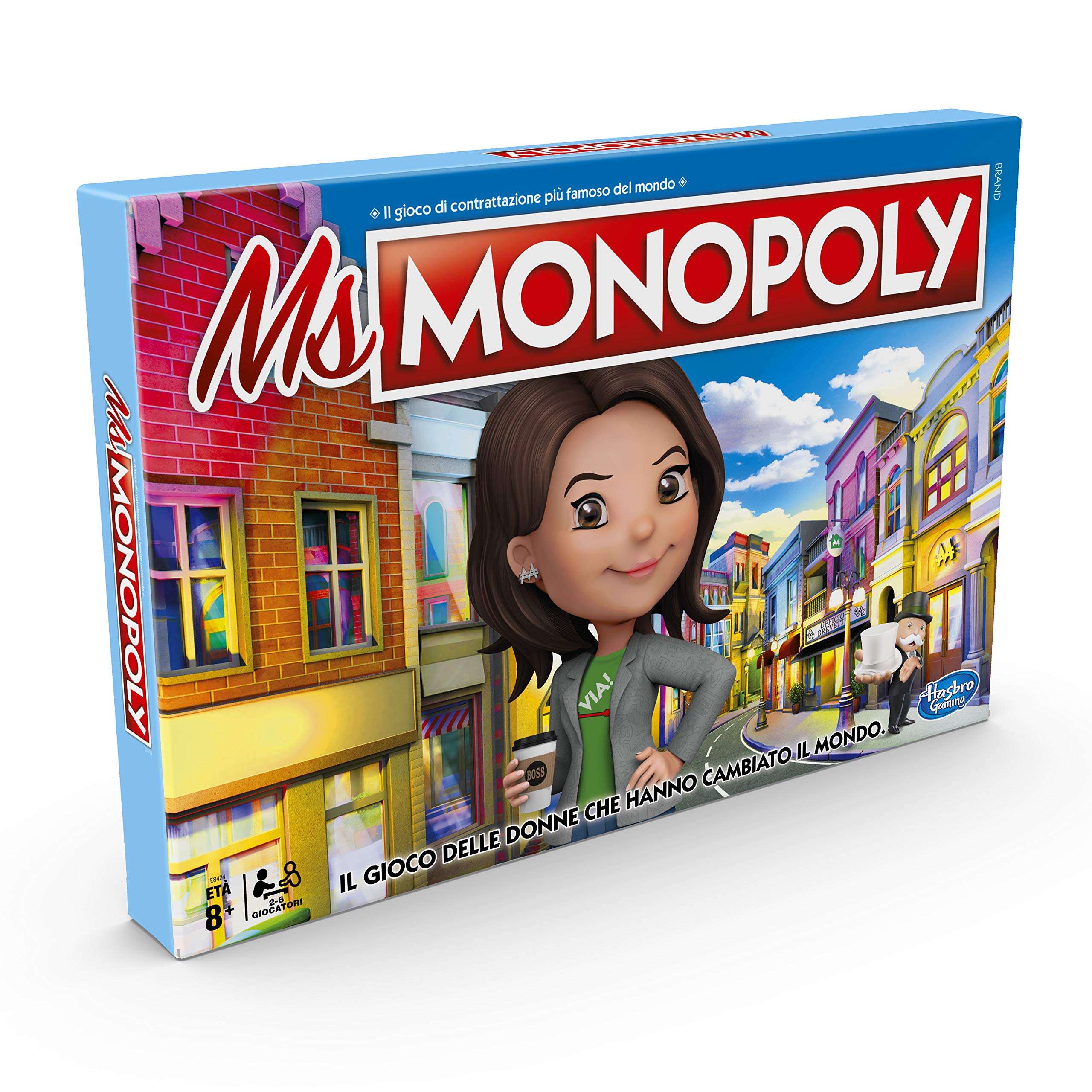Hasbro Monopoly Ms. Monopoly Game in Box, Multicolor, E8424103