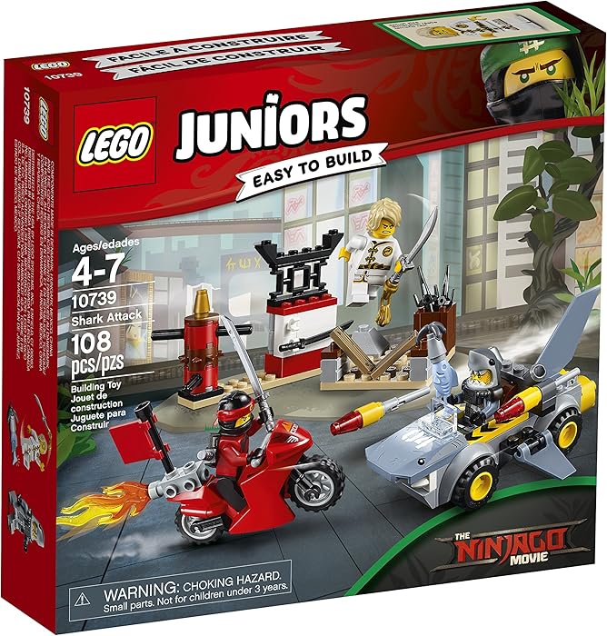 LEGO Juniors Shark Attack 10739 Building Kit (108 Piece)