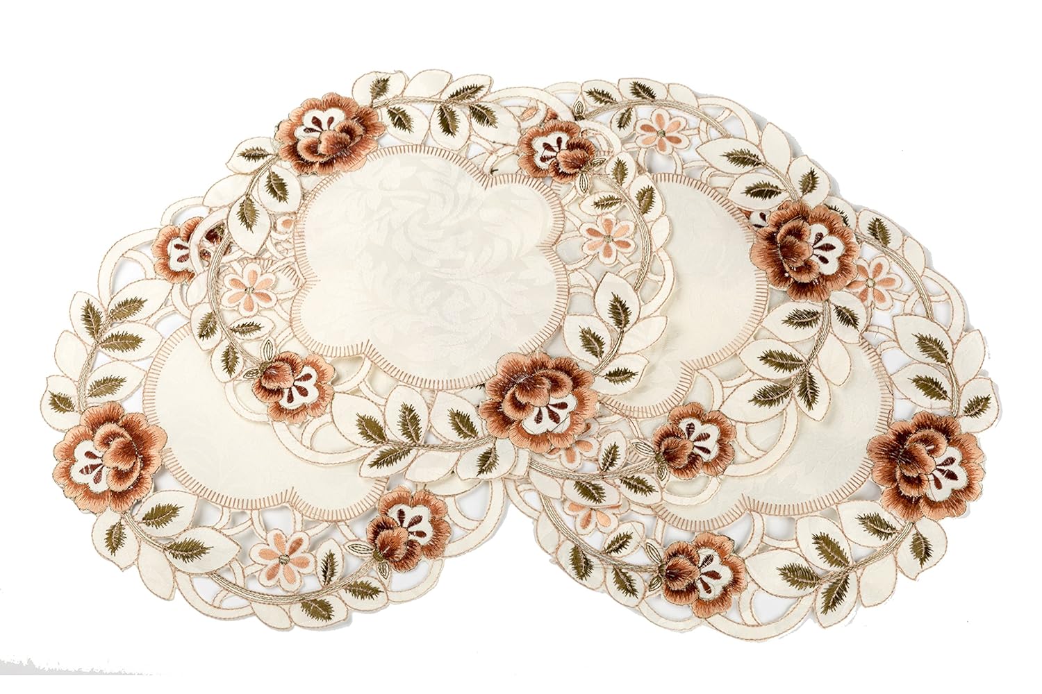 Best Satin Placemats Set For Dining Table, Wine