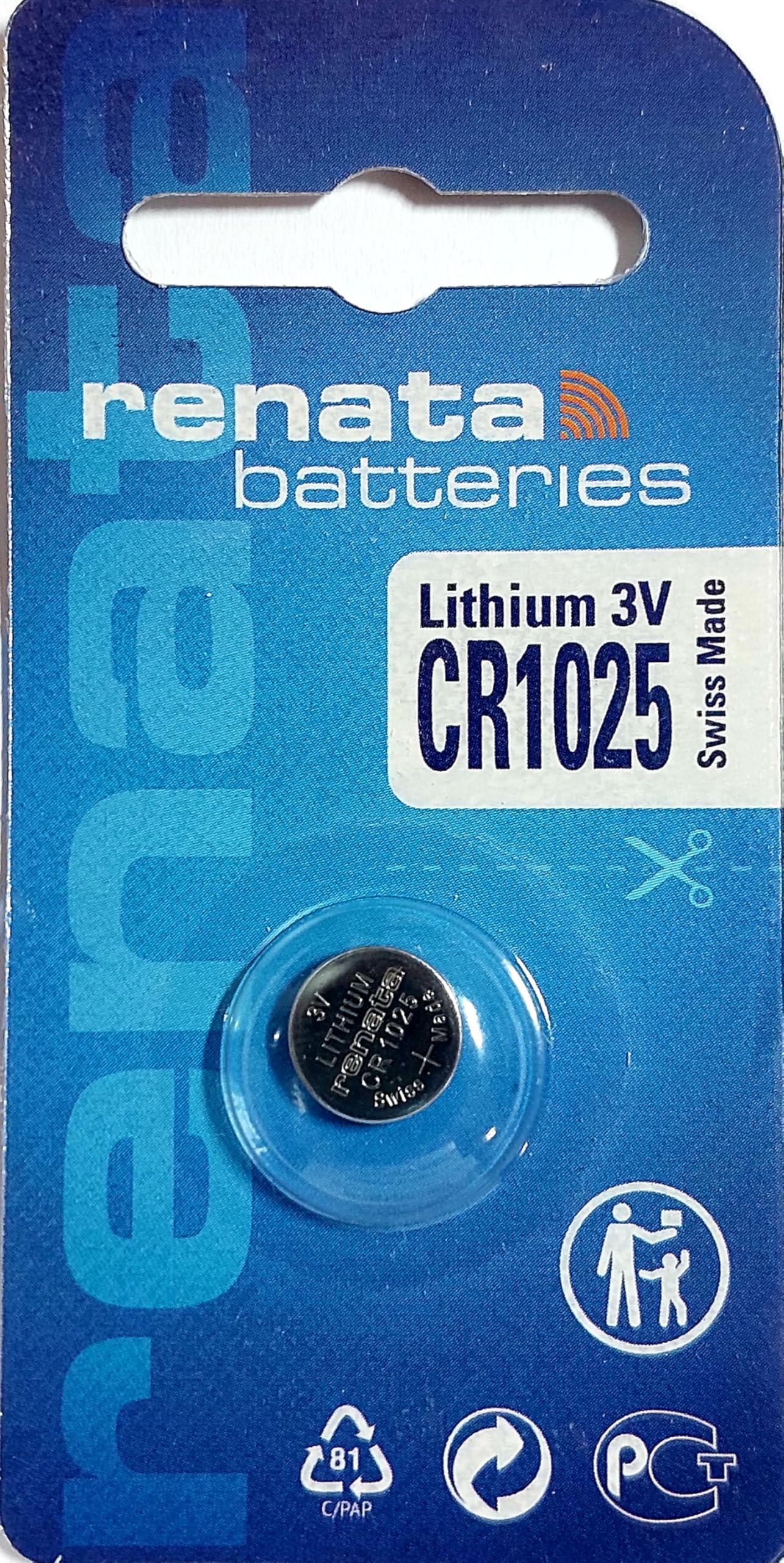 Renata Lithium Battery 3 V (CR1025) (Swiss Made)