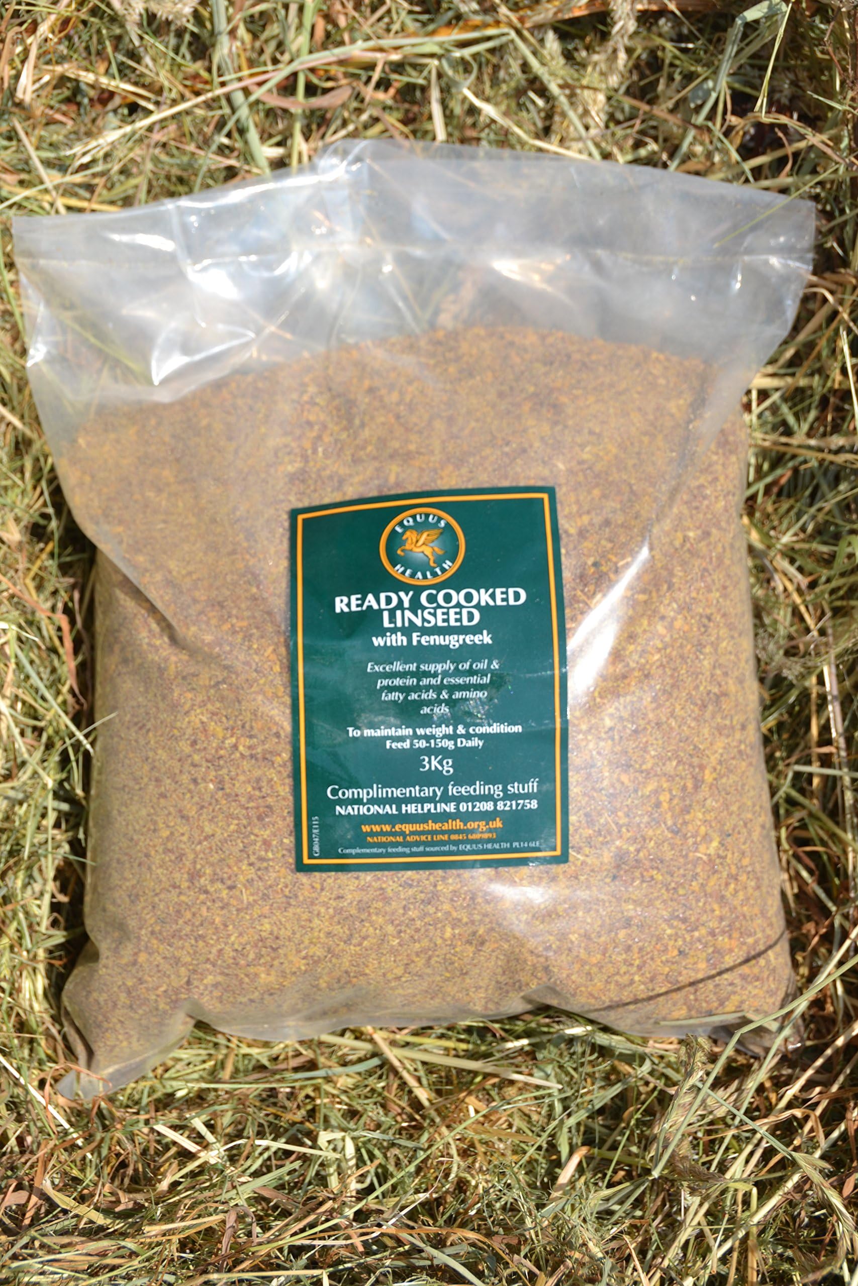 Equus HealthStraight Cooked (Micronised) Linseed and Fenugreek 3kg