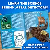 Blue Marble National Geographic Starter Metal Detector Kit for Kids with Trowel view 6