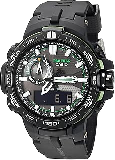 casio protrek grey titanium sport watch