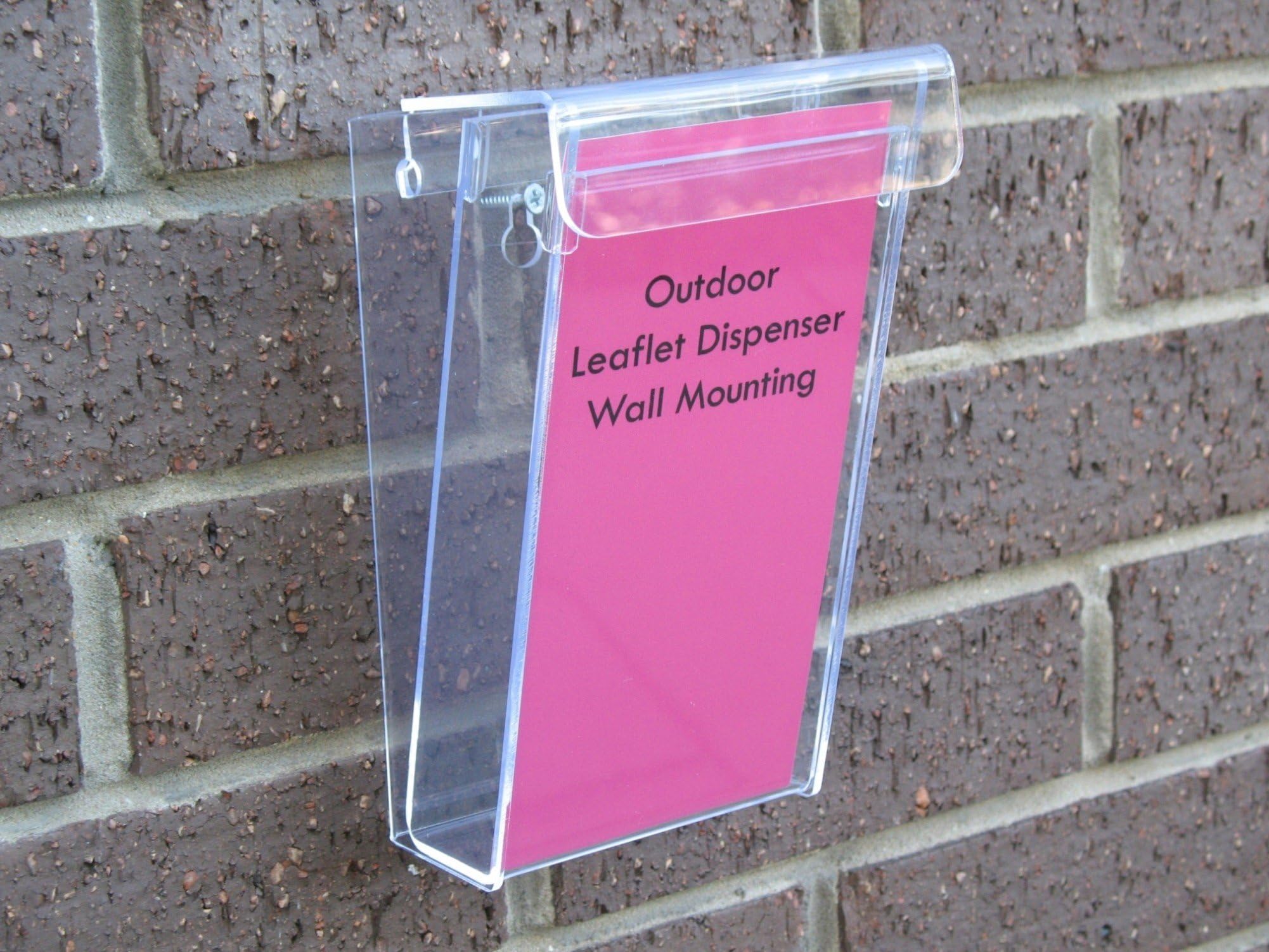 Wrights Plastics GPXOutdoor Leaflet Dispenser- Wall Mounting: A4