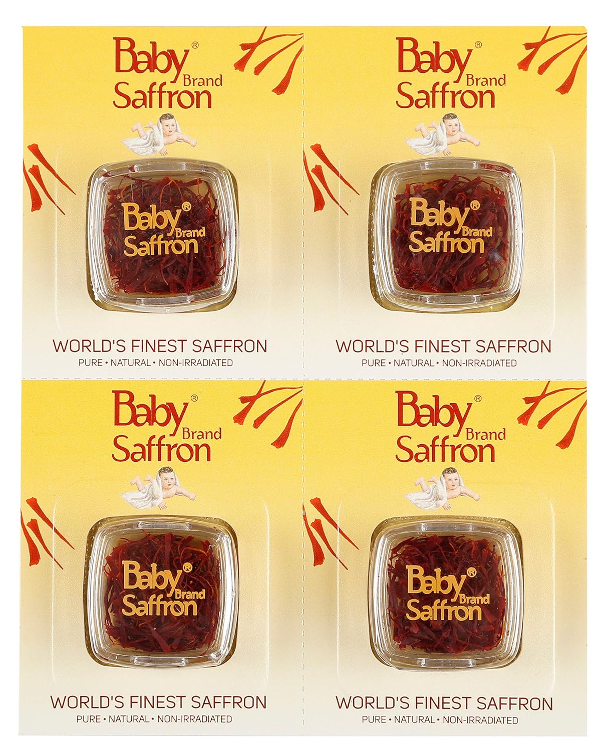 Baby Brand Saffron, 250mg*4 pcs Amazon.in Grocery & Gourmet Foods