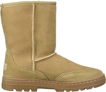 ultra revival genuine shearling short boot