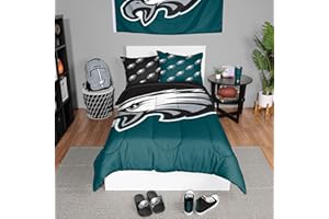 FOCO Unisex-Adult NFL Team Logo Bed in a Bag Comforter Bedding 3-Piece Set