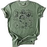 Comfort Colors® Christmas Shirt, Vintage Santa Stamp Tee, Xmas Graphic T-Shirt, Retro for Women Men Multi