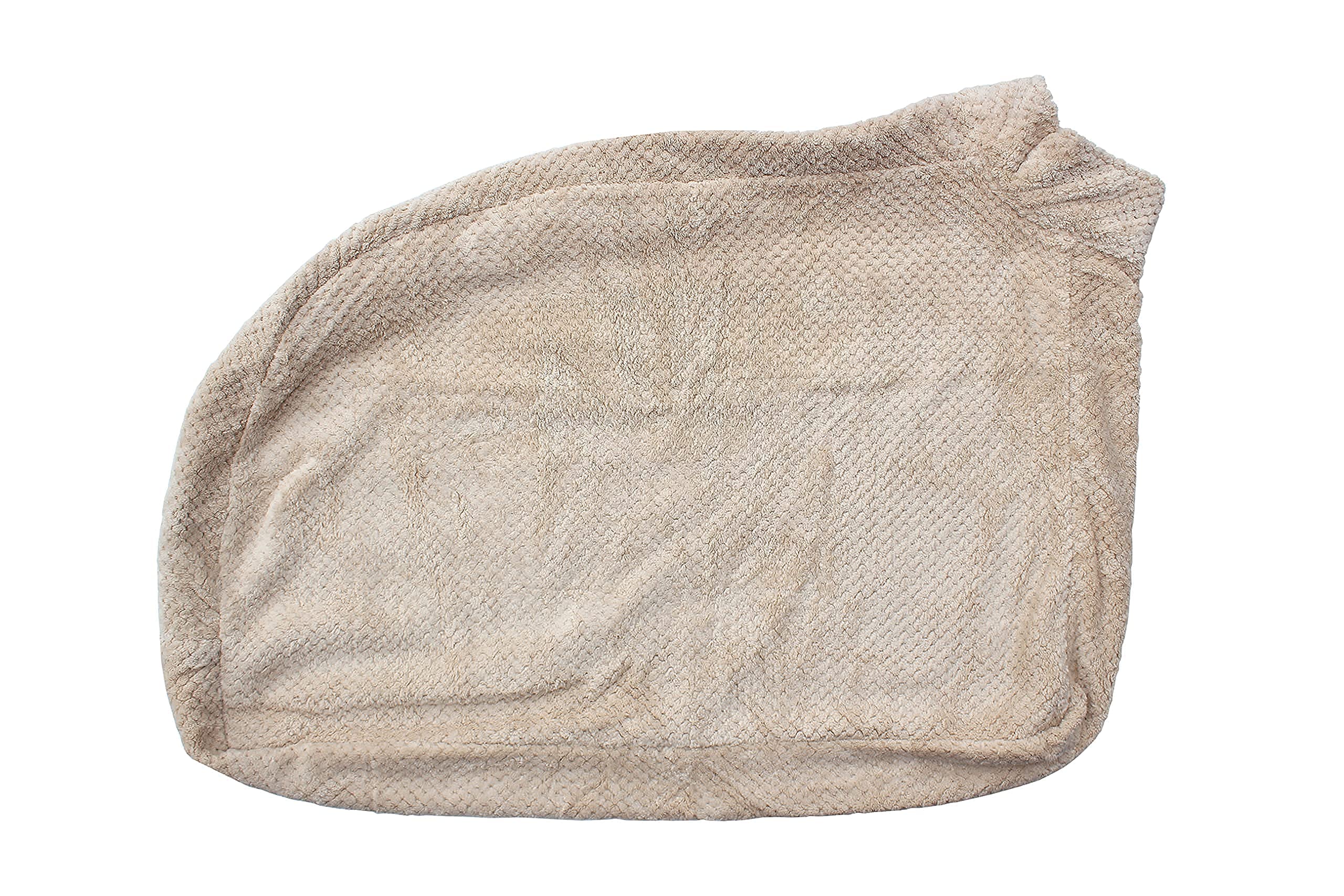 pet wiz Premium Microfibre Dog Drying Bag | Super Absorbent & Fast Drying Bathrobe Towel (Extra Small, Sand)